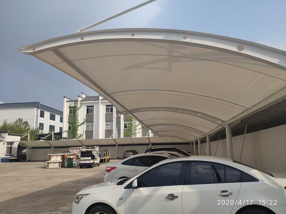 黃山市屯溪區(qū)奕棋派出所膜結(jié)構車棚